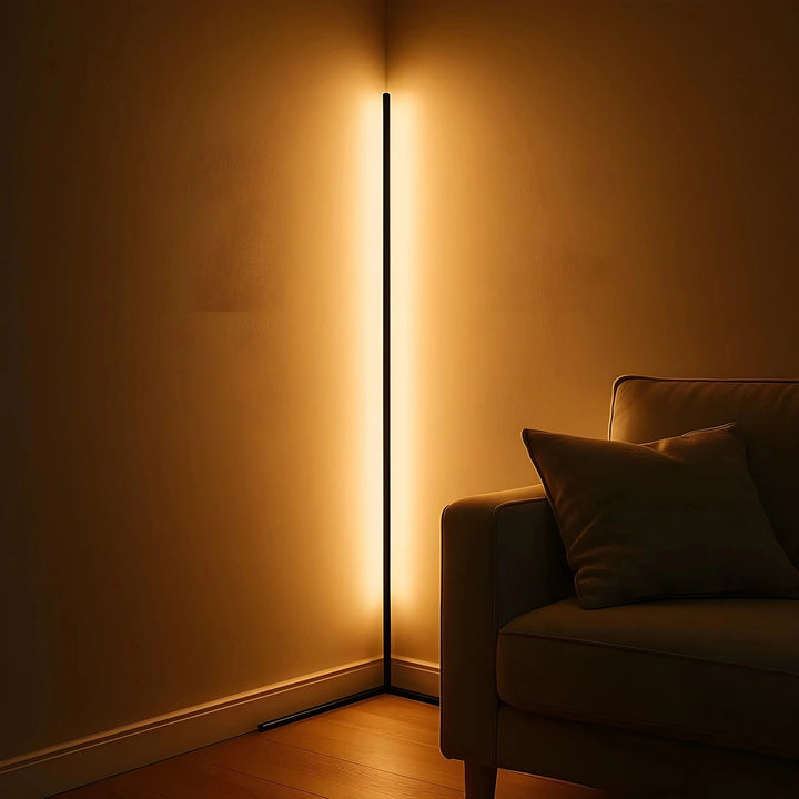 Corner Floor Lamp | Slim Upright Bar, App And Remote