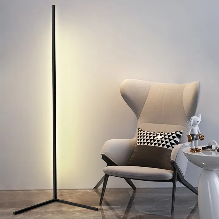 Corner Floor Lamp | Slim Upright Bar, App And Remote