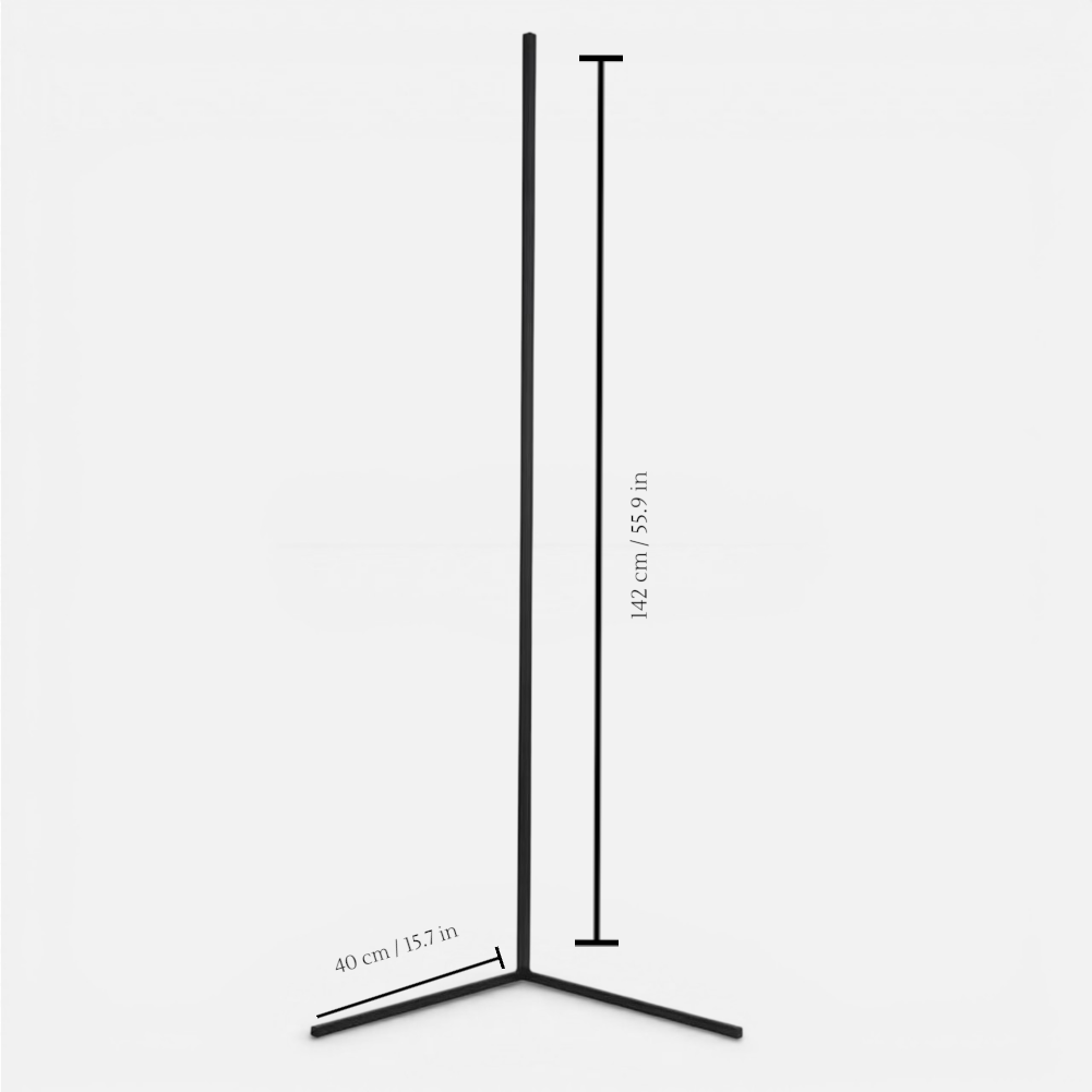 Corner Floor Lamp | Slim Upright Bar, App And Remote