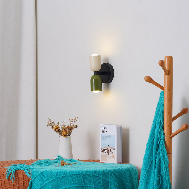 Macaron Wall Lamp Iron | Nordic Dome Design with Space-Saving Wall Mount | Soft Ambient Glow for Bedroom &amp; Corridor 13
