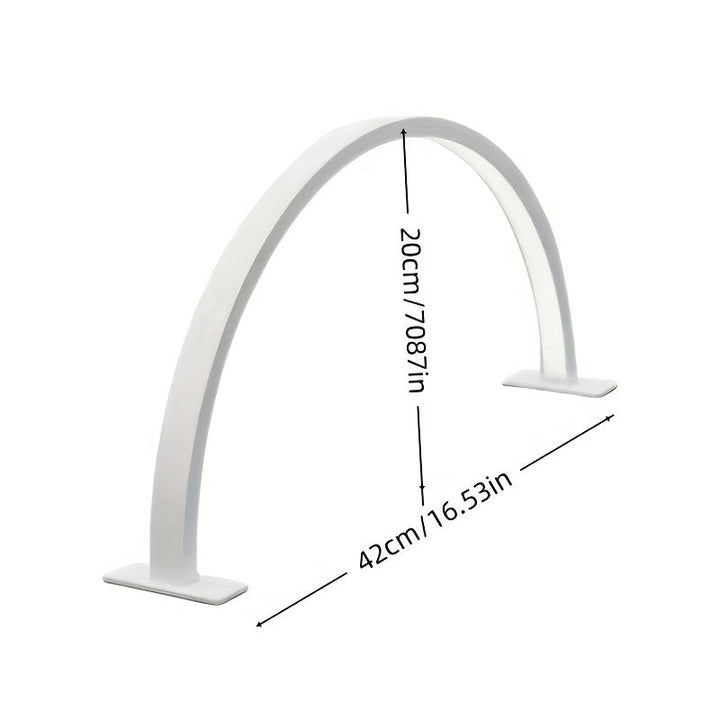 Crescent Moon LED Desk Lamp | Adjustable USB Metal Light 5