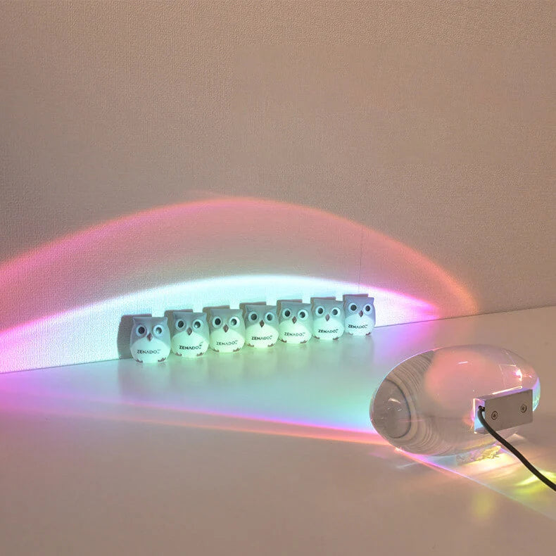 Crystal Projection Table Lamp with Remote Control 8
