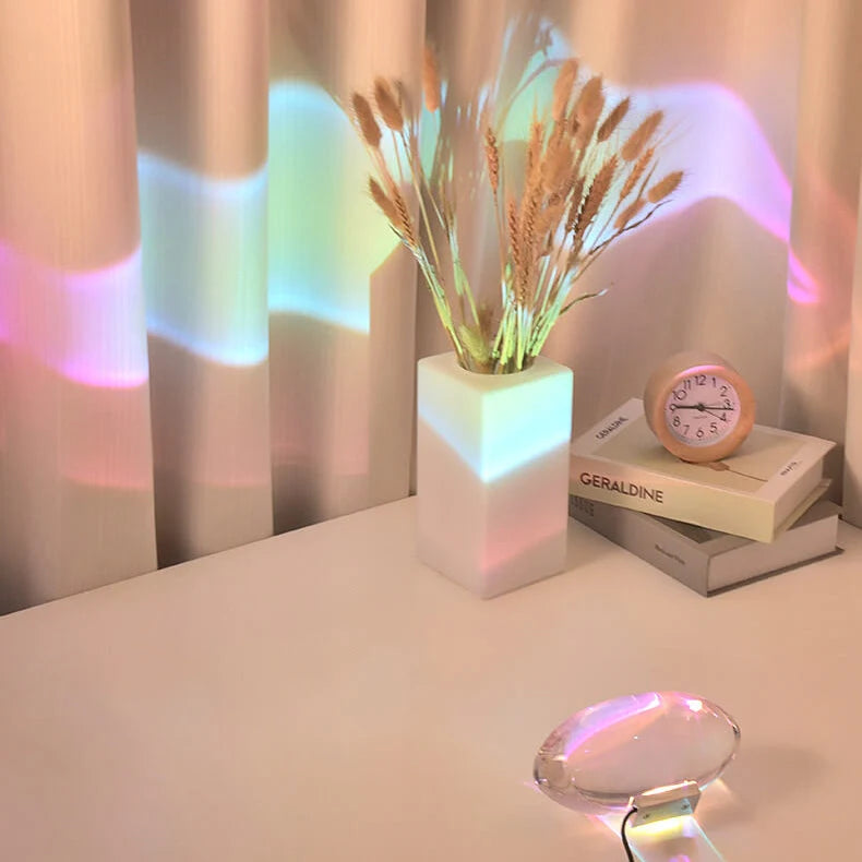 Crystal Projection Table Lamp with Remote Control 9