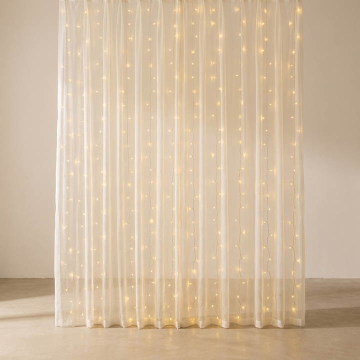 Curtain String Lights | Hanging Drop Strands, Eight Modes