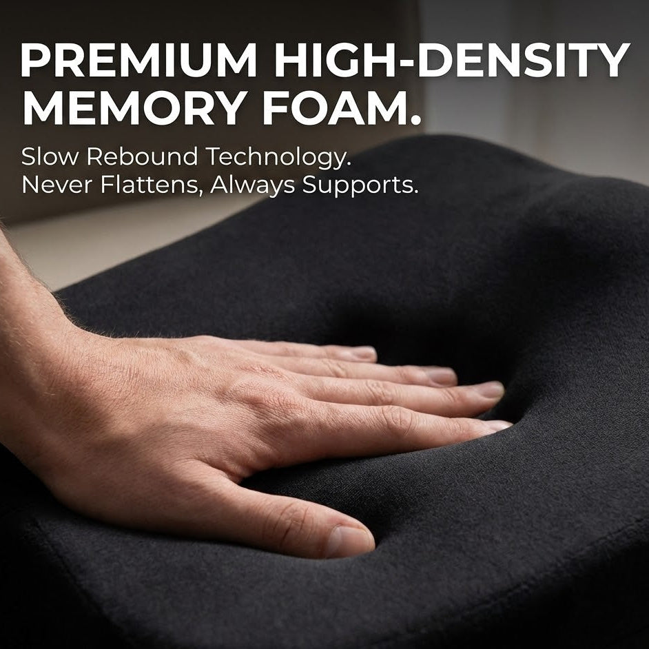 Cushion for Bruised Tailbone &amp; Sore Coccyx | Orthopedic Relief 4