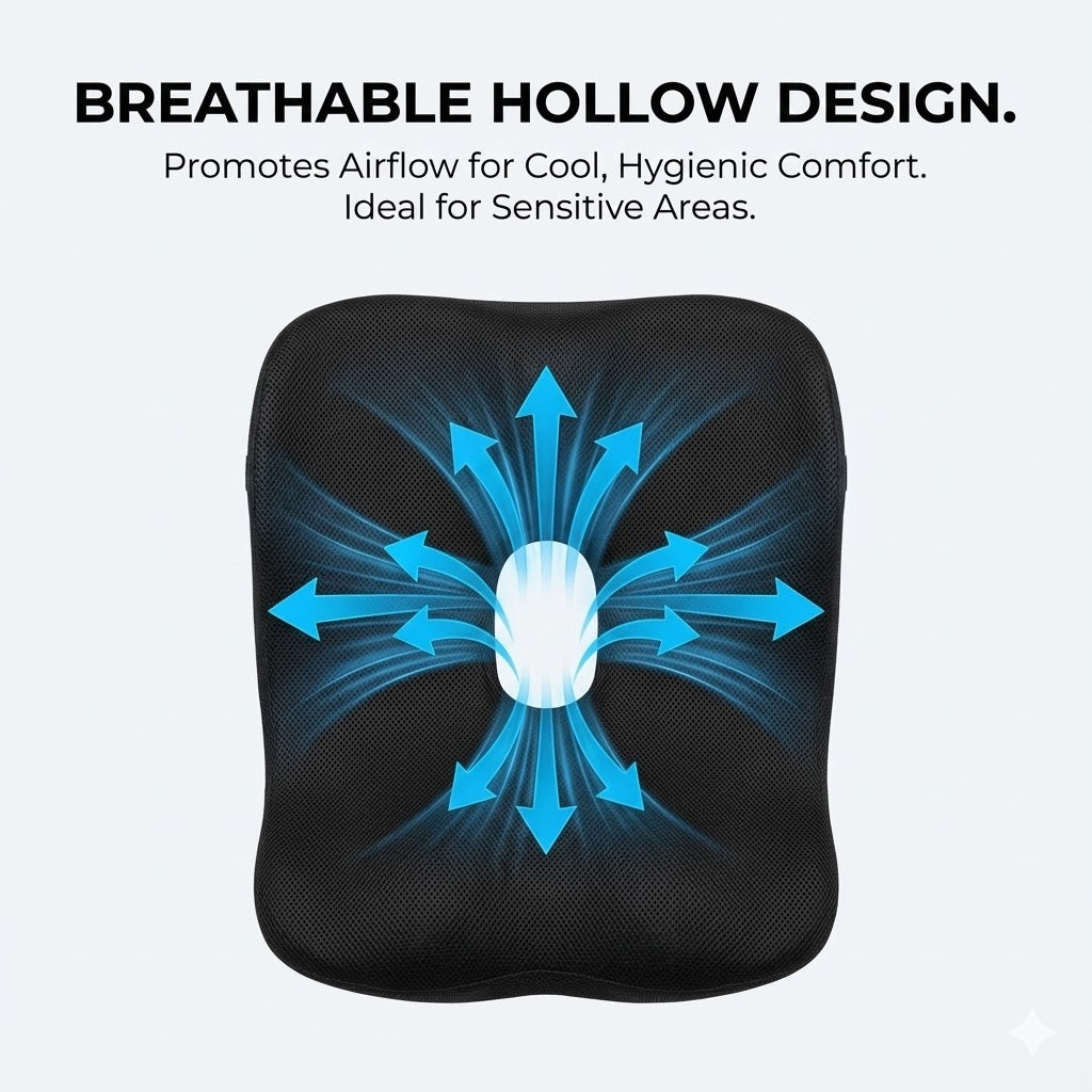 Cushion for Bruised Tailbone &amp; Sore Coccyx | Orthopedic Relief 5
