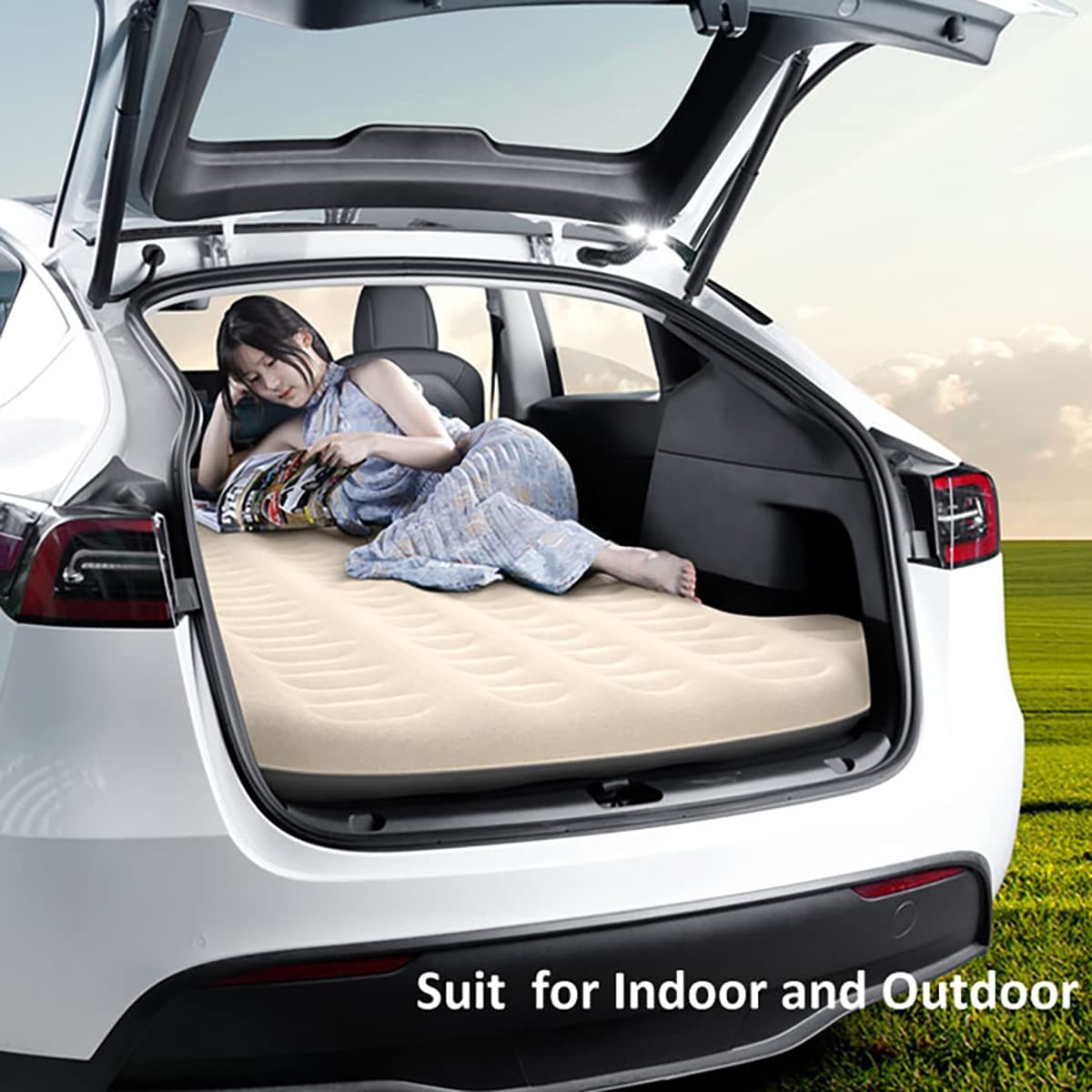 Custom Car Mattress | Inflatable Air Bed with Electric Pump & Headrest | Comfortable Sleeping Solution for Travel and Camping 5