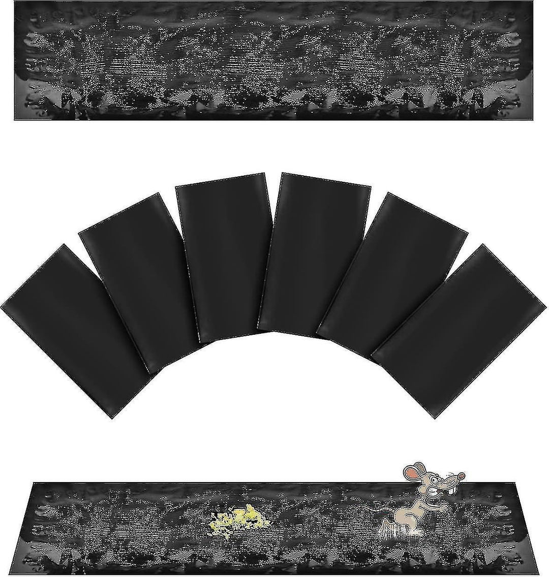 Extra-Large Glue Pads for Mice and Rats, Pack of 5 | Strong Adhesive Rodent Traps | Non-Toxic, Easy Disposal, No Mess Pest Control 1