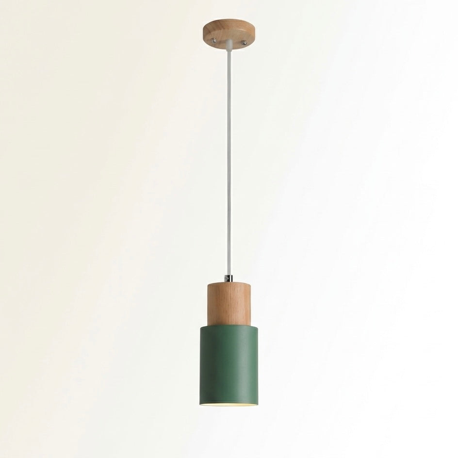 Nordelle | Nordic LED Pendant Light | Wood & Iron