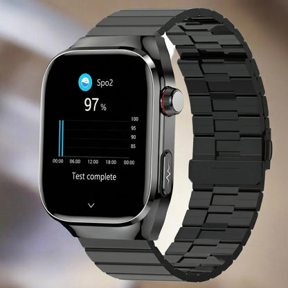 ECG Smart Watch | Heart Rate, Blood Oxygen & Sleep Tracking | IP68 | Bluetooth Calling | 650mAh | 2.04" AMOLED
