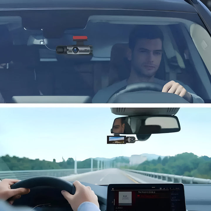 Dual Lens Dash Cam 1080P | Front and Cabin Recording with 150 Degree Wide Angle View | Night Vision, Parking Monitor and G Sensor 6