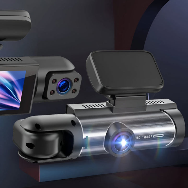 Dual Lens Dash Cam 1080P | Front and Cabin Recording with 150 Degree Wide Angle View | Night Vision, Parking Monitor and G Sensor 3