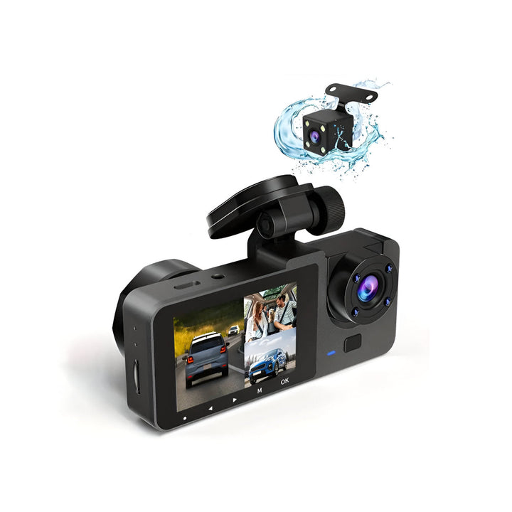 Dual Lens Dash Cam 1080P | Front and Cabin Recording with 150 Degree Wide Angle View | Night Vision, Parking Monitor and G Sensor 7