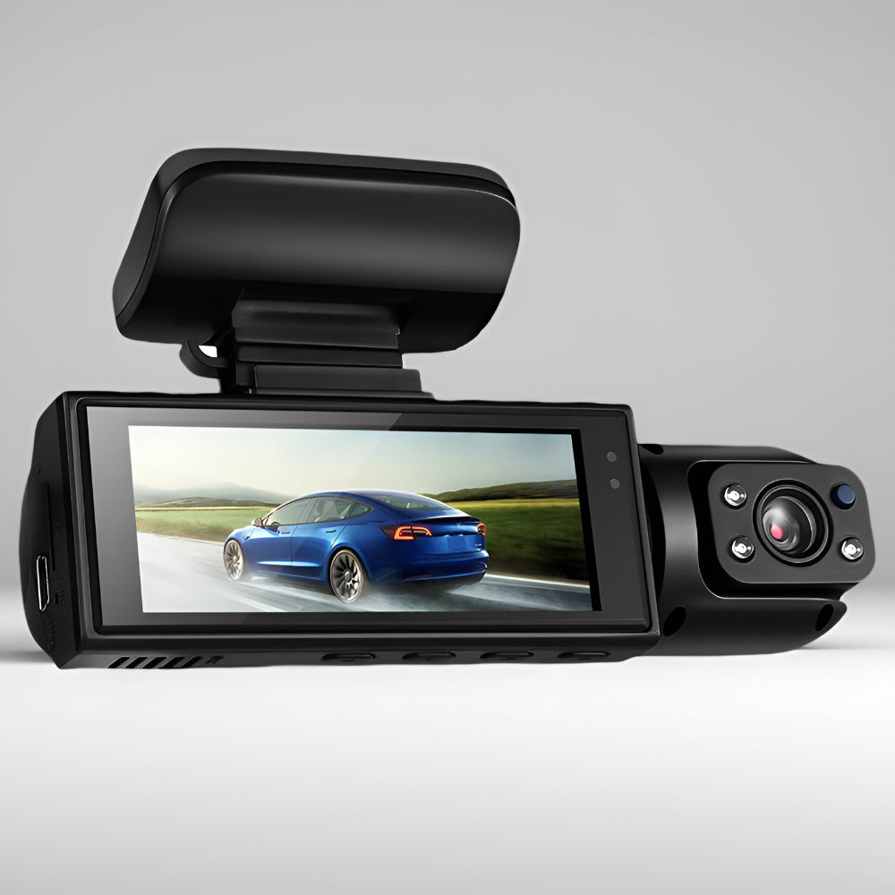 Dual Lens Dash Cam 1080P | Front and Cabin Recording with 150 Degree Wide Angle View | Night Vision, Parking Monitor and G Sensor 1