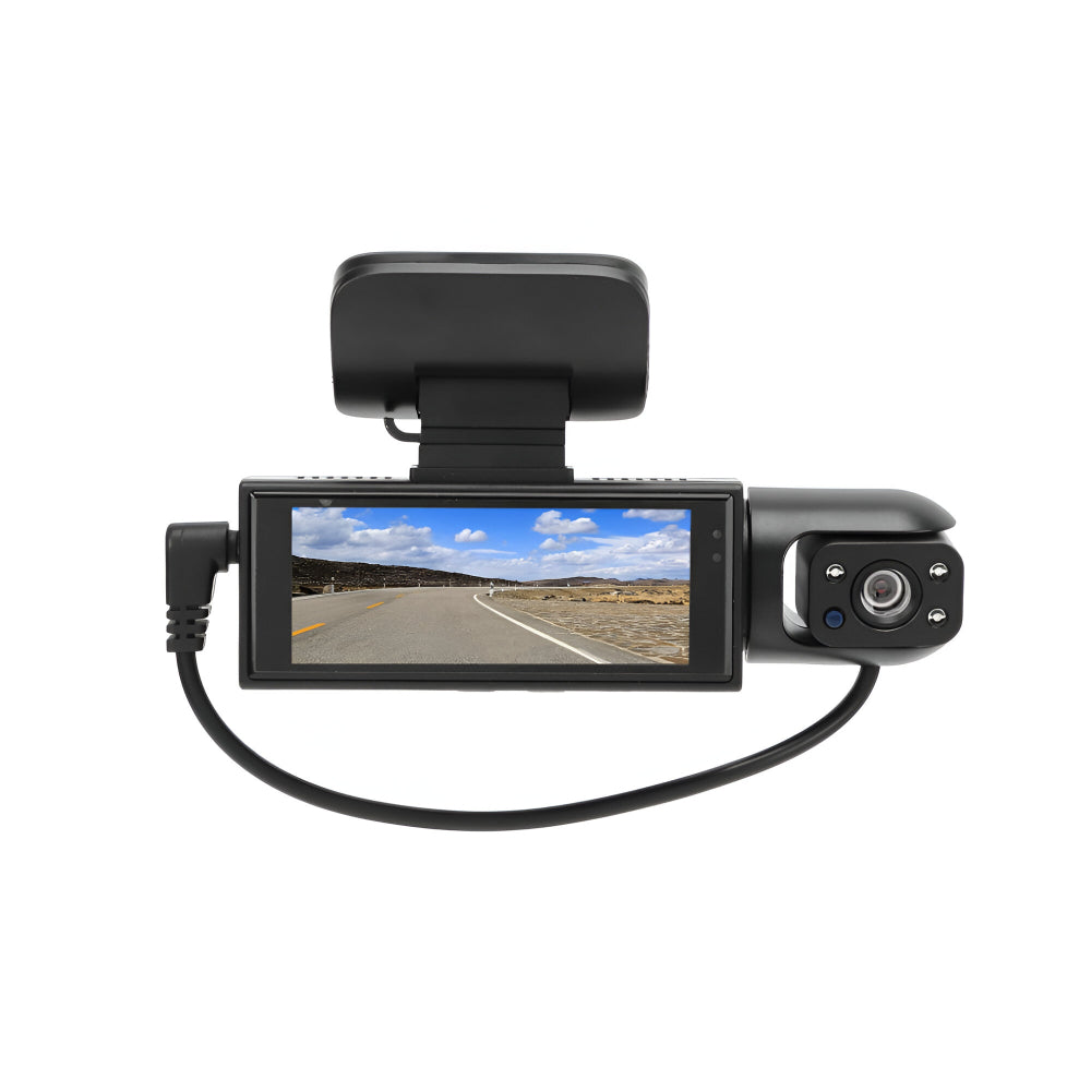 Dual Lens Dash Cam 1080P | Front and Cabin Recording with 150 Degree Wide Angle View | Night Vision, Parking Monitor and G Sensor 10