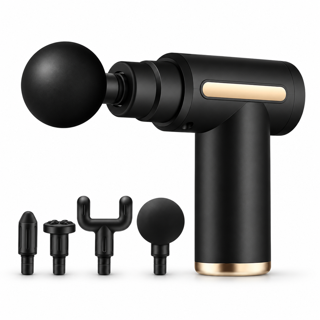 Deep Tissue Massage Gun | Adjustable Speed Percussion Massager | Interchangeable Heads for Portable Muscle Recovery 3