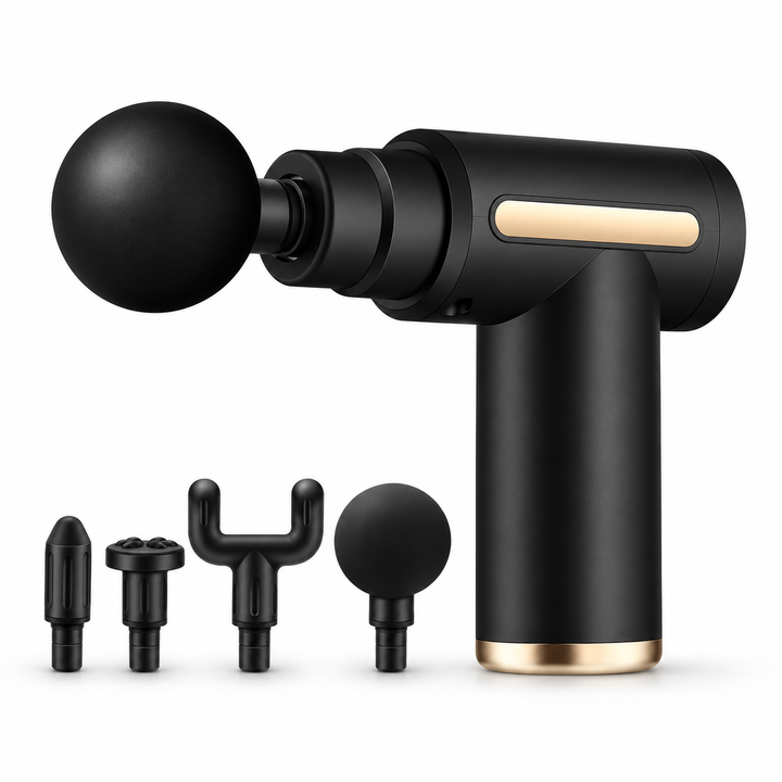 Deep Tissue Massage Gun | Adjustable Speed Percussion Massager | Interchangeable Heads for Portable Muscle Recovery 3