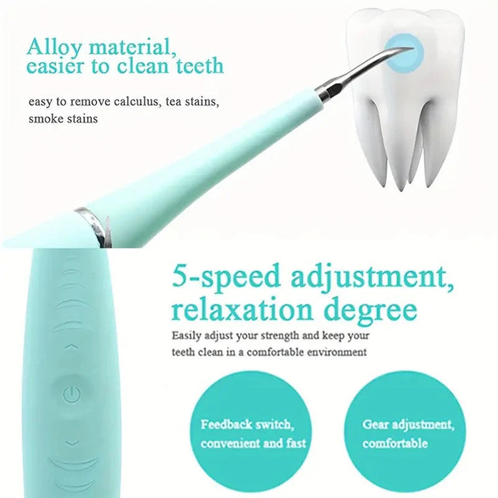 Dental Tartar Removal Tool | Electric Oral Plaque Cleaner