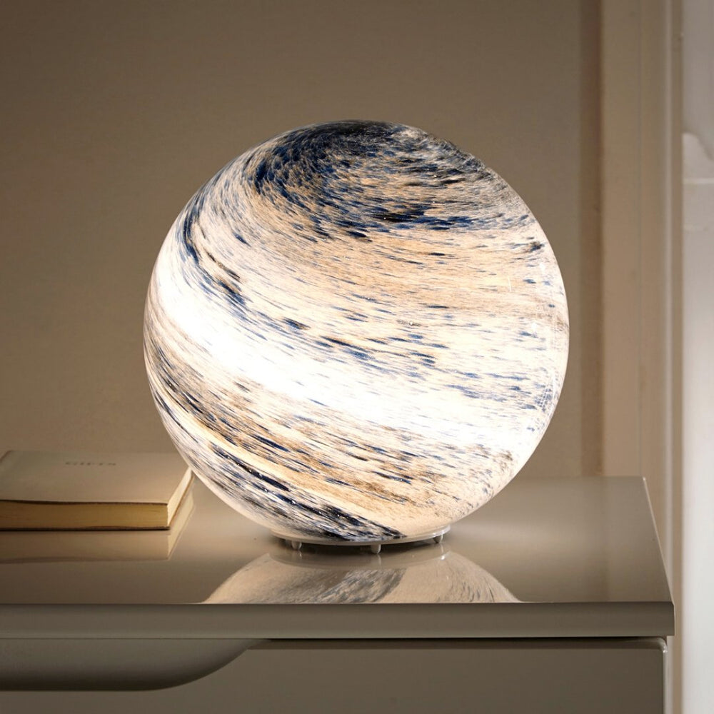 Designer Lamp | Sculptural Planet Globe Light