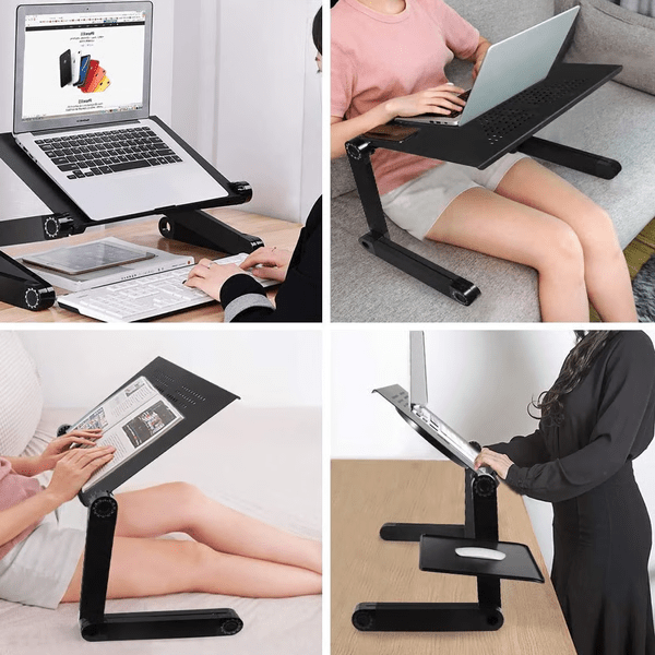 Desk Stand for Laptop | Adjustable Folding Laptop Table