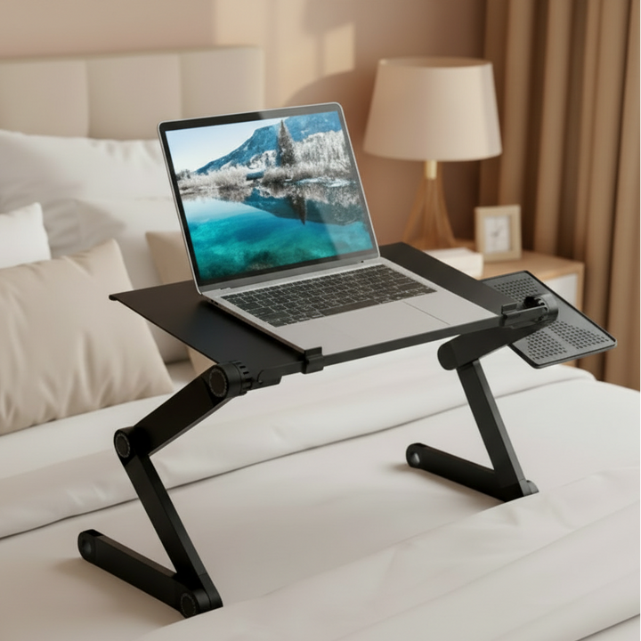Desk Stand for Laptop | Adjustable Folding Laptop Table