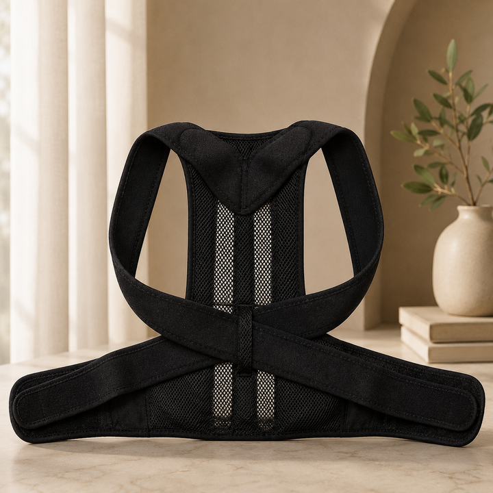 Posture Support | Cross-Back Design | Breathable Neoprene | Adjustable | Men &amp; Women | 5 Sizes