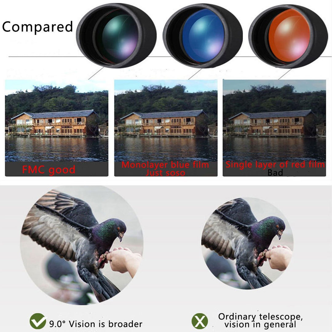 Digital Binocular Lens | 16x52 With A Phone Clamp Mount