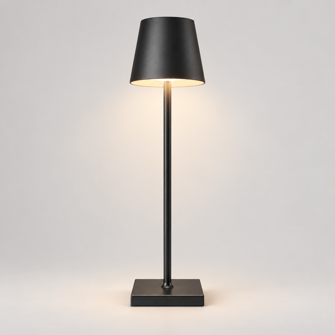 Dimmable LED Table Lamp Metal Base | Wireless Touch Control | Cordless Rechargeable Lighting for Indoor and Outdoor Use 2
