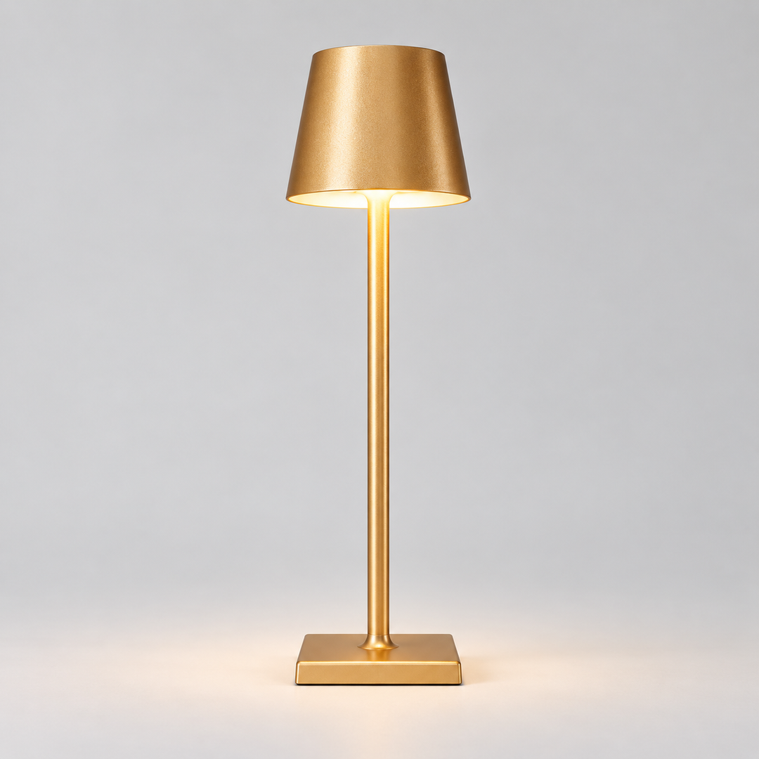 Dimmable LED Table Lamp Metal Base | Wireless Touch Control | Cordless Rechargeable Lighting for Indoor and Outdoor Use 4