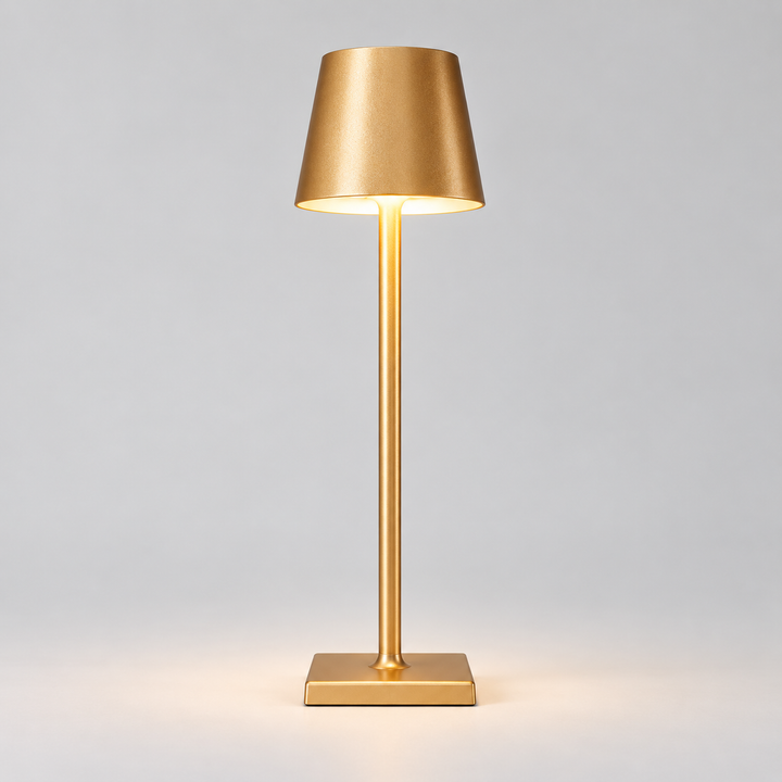 Dimmable LED Table Lamp Metal Base | Wireless Touch Control | Cordless Rechargeable Lighting for Indoor and Outdoor Use 4