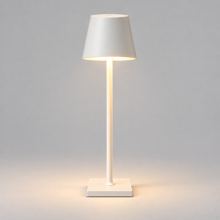 Dimmable LED Table Lamp Metal Base | Wireless Touch Control | Cordless Rechargeable Lighting for Indoor and Outdoor Use 3