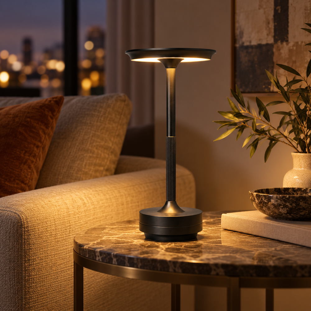 Dimmable Wireless Lamp Touch Control | Rechargeable Cordless Desk Lamp | Adjustable Brightness for Bedside & Living Room 2