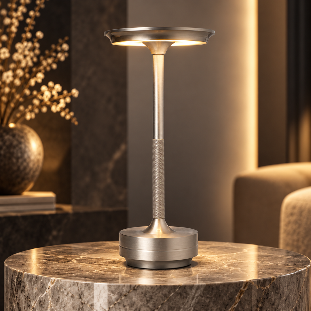 Dimmable Wireless Lamp Touch Control | Rechargeable Cordless Desk Lamp | Adjustable Brightness for Bedside &amp; Living Room 3