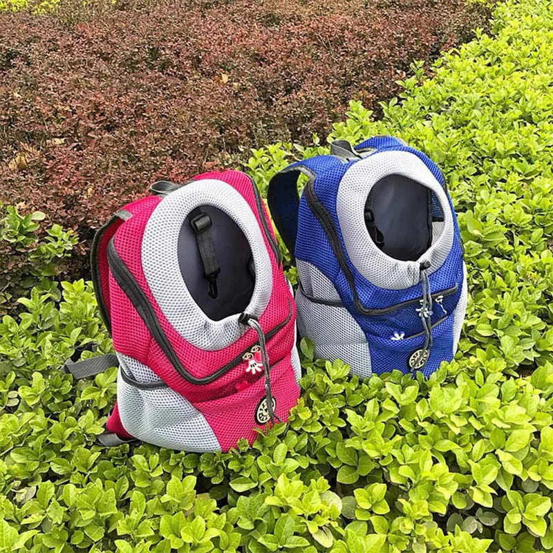 Dog Carrier Backpack for Dogs up to 15 kg | Breathable Mesh Panels, Padded Straps | Adjustable Safety Strap for Secure Fastening