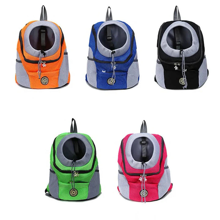 Dog Carrier Backpack for Dogs up to 15 kg | Breathable Mesh Panels, Padded Straps | Adjustable Safety Strap for Secure Fastening
