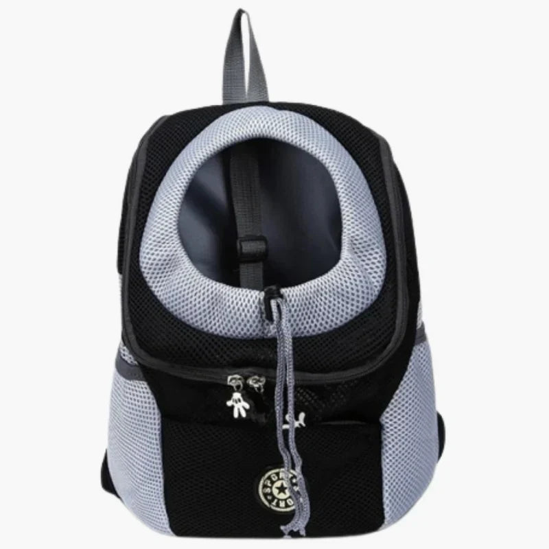 Dog Carrier Backpack for Dogs up to 15 kg | Breathable Mesh Panels, Padded Straps | Adjustable Safety Strap for Secure Fastening
