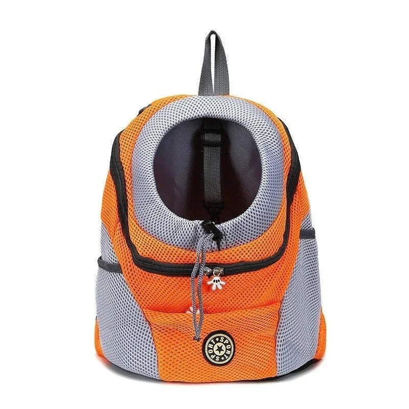Dog Carrier Backpack for Dogs up to 15 kg | Breathable Mesh Panels, Padded Straps | Adjustable Safety Strap for Secure Fastening