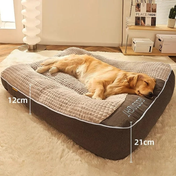Dog Mattress Bed | Bolster Back With A Removable Cover