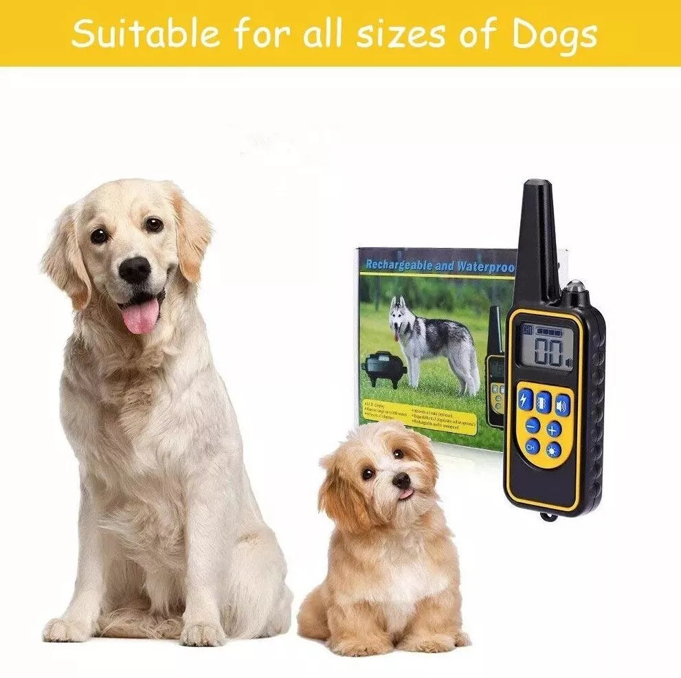 Dog Training Collar Remote Control | Waterproof 2600ft Range | Rechargeable with Shock, Vibration & Sound Modes for All Sizes