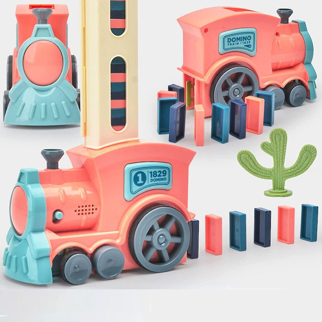 Domino Train | Automatic Domino Laying Toy Train with Lights &amp; Sound