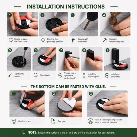 Door Stopper | Magnetic Catch, Adhesive Or Screw Fixing