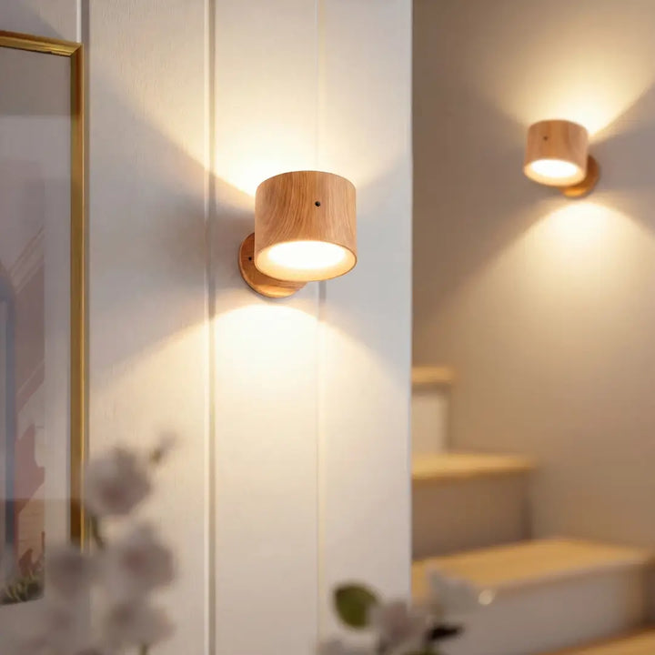 Rechargeable Wireless Wall Light | 3 Brightness Levels, 360° Rotation | Remote Control Included, No Drilling Needed 13