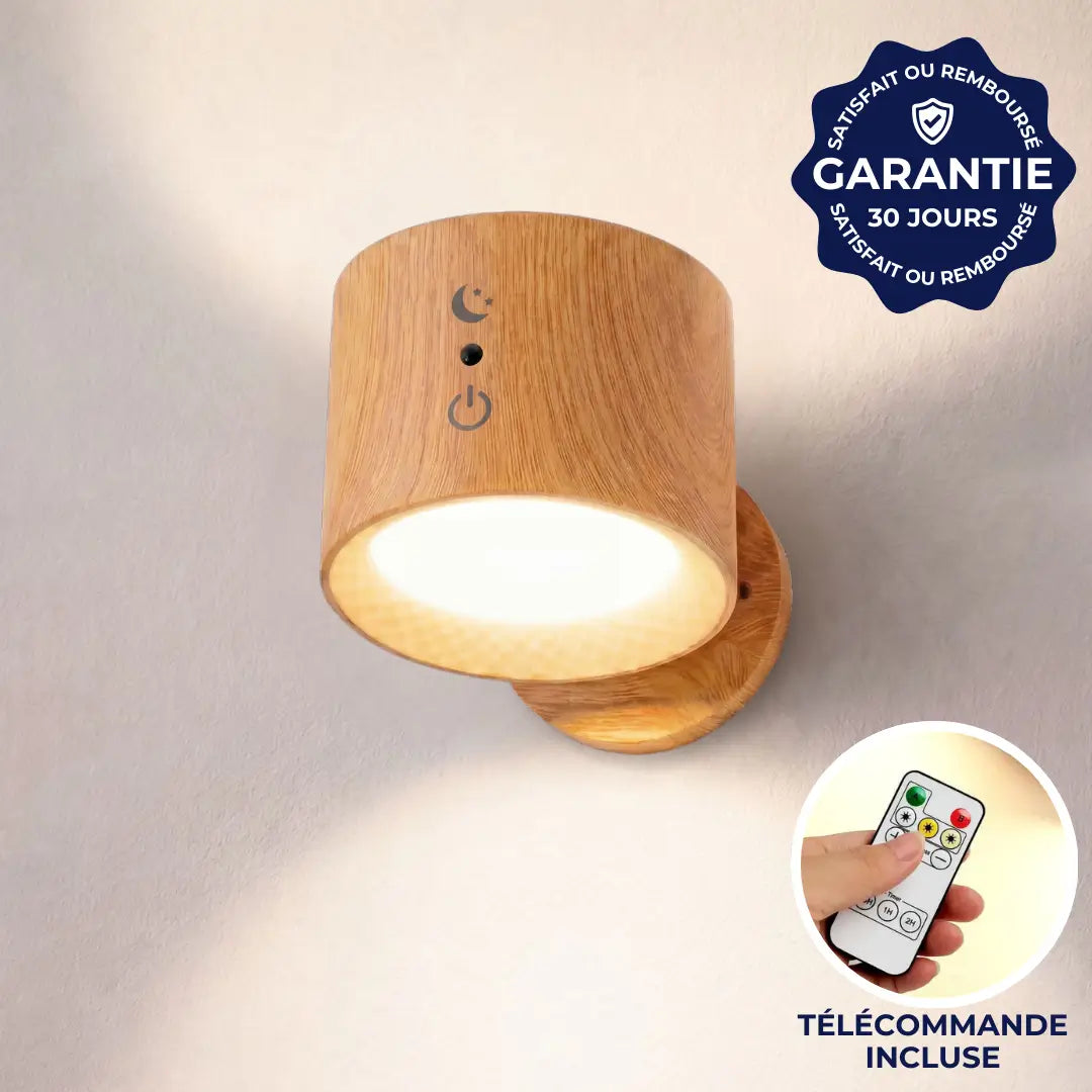 Rechargeable Wireless Wall Light | 3 Brightness Levels, 360° Rotation | Remote Control Included, No Drilling Needed 7
