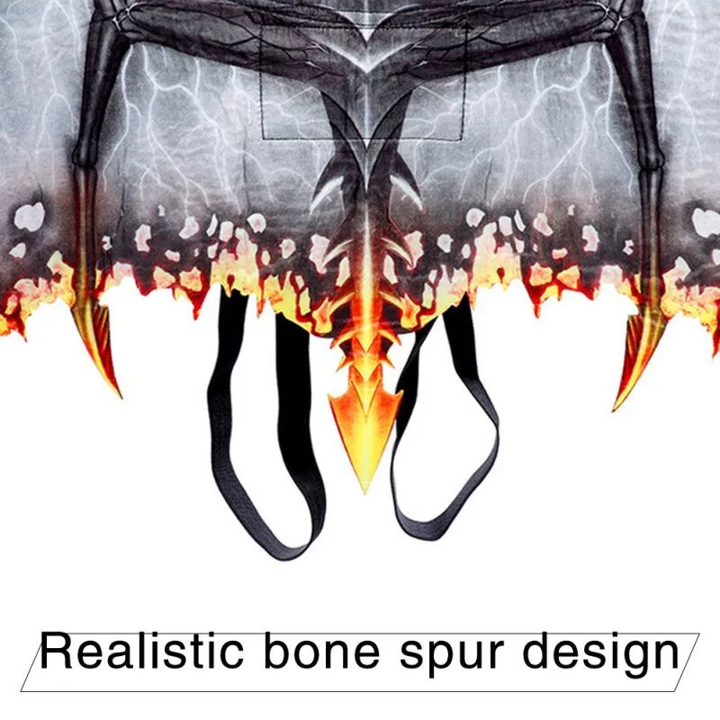Dragon Wing Costume Accessory Halloween Cosplay | Lightweight Fantasy Design, Fits Adults &amp; Kids | Reusable Fancy Dress Wings