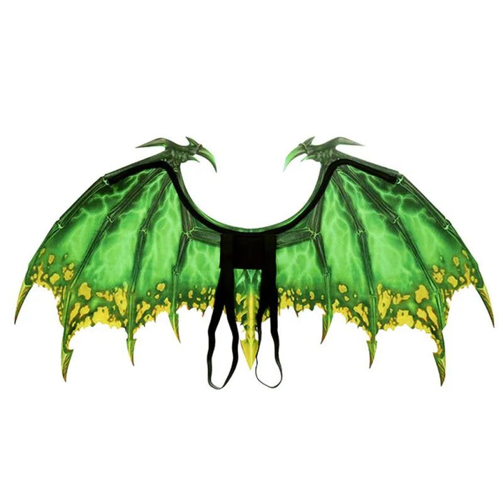 Dragon Wing Costume Accessory Halloween Cosplay | Lightweight Fantasy Design, Fits Adults &amp; Kids | Reusable Fancy Dress Wings