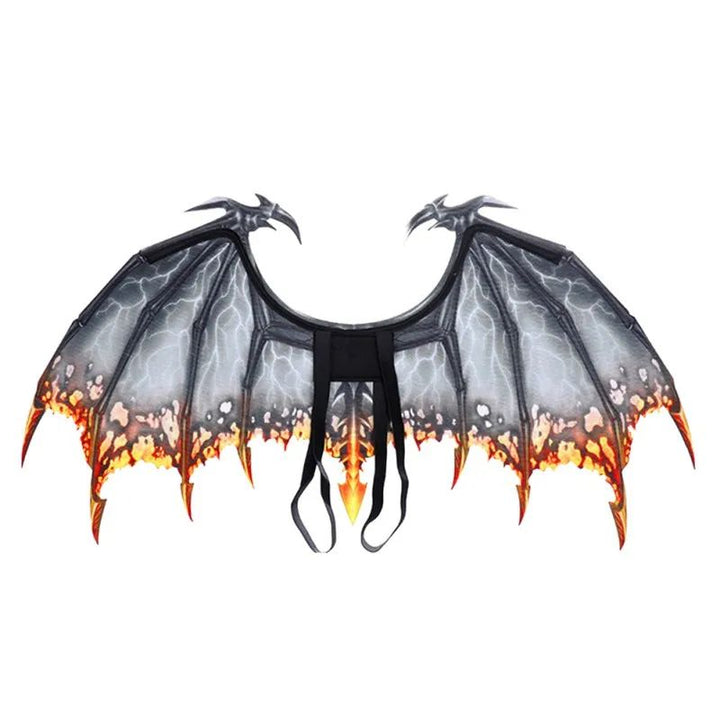 Dragon Wing Costume Accessory Halloween Cosplay | Lightweight Fantasy Design, Fits Adults &amp; Kids | Reusable Fancy Dress Wings