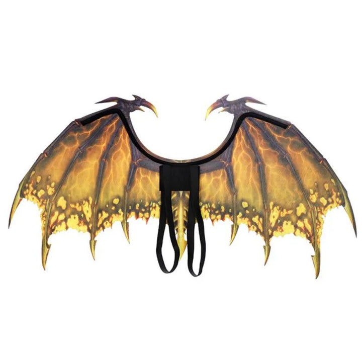Dragon Wing Costume Accessory Halloween Cosplay | Lightweight Fantasy Design, Fits Adults &amp; Kids | Reusable Fancy Dress Wings