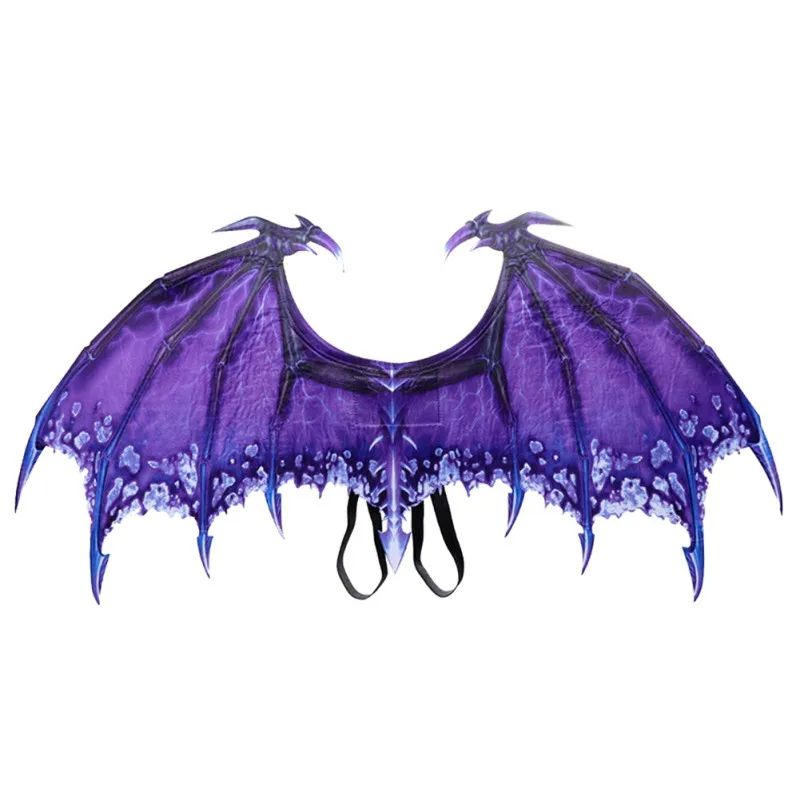 Dragon Wing Costume Accessory Halloween Cosplay | Lightweight Fantasy Design, Fits Adults &amp; Kids | Reusable Fancy Dress Wings