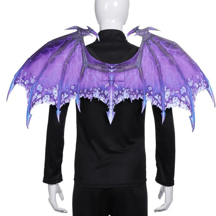 Dragon Wing Costume Accessory Halloween Cosplay | Lightweight Fantasy Design, Fits Adults &amp; Kids | Reusable Fancy Dress Wings
