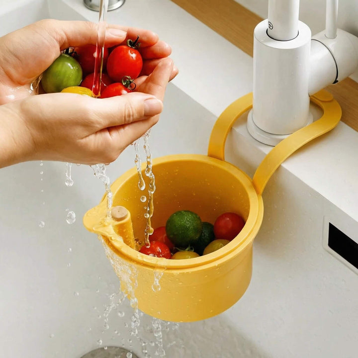 Drip Basket for Hanging | Faucet-Mounted Sink Colander